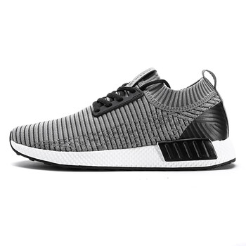 鴻星爾克（ERKE）跑步鞋中灰（男款） 