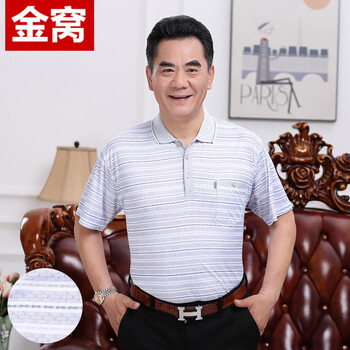 罕都（HANDU） 短袖 男士T恤 南嘉翻領(lǐng)短袖1508灰色 