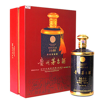 茅臺（MOUTAI）53度750ml及以上，1680ml 醬香型，醬香