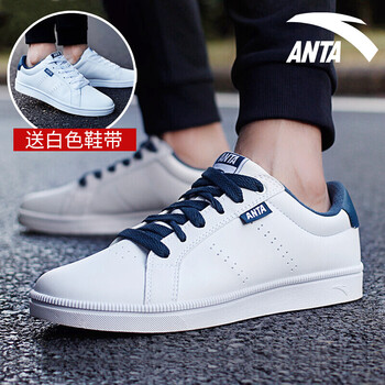 安踏（ANTA）板鞋-1安踏白/深海藍(lán) 44，39，40，41，42，43