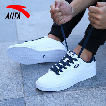 安踏（ANTA）板鞋白/藍 44，39，40，41，42，43