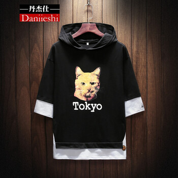 丹杰仕（DAN JIE SHI） 短袖 男士T恤 黑色 S，XL，L，XXXL，XXL，M
