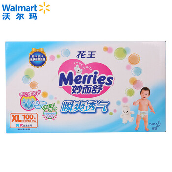 妙而舒（Merries）嬰兒尿褲100-149片