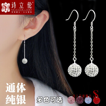 詩立倫（SHILILUN）耳環(huán)，分類925銀，銀飾