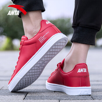 安踏（ANTA）板鞋大紅/安踏白 39，40.5，40，41，42.5，42，44.5，43