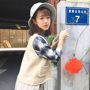洛芊（Luoqian）針織衫無(wú)袖