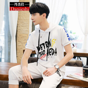 丹杰仕（DAN JIE SHI） 短袖 男士T恤 D389白色 XL，L，XXL，XXXL，M