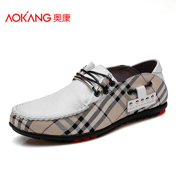 奧康（Aokang）男士米黃色 38