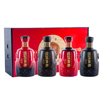 迎駕貢酒（YJGJ）42度375mL及以下，100ml*4 濃香型，濃香