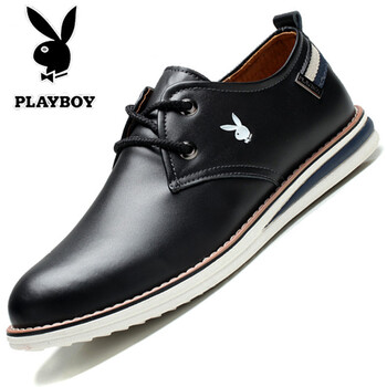 花花公子（PLAYBOY）男士黑色不加絨 40