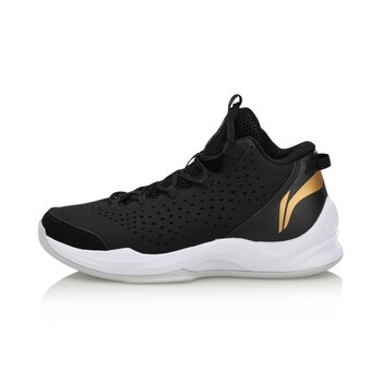 李寧（LI-NING）籃球鞋標準黑/標準白/冰川灰-1 