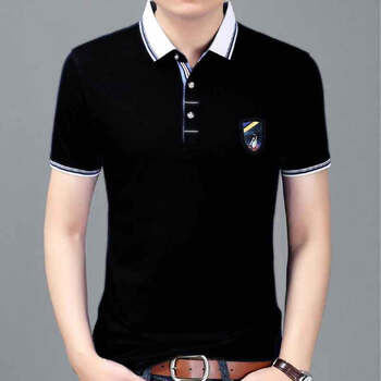 帝懿牧狼 短袖 男士T恤 203黑色 