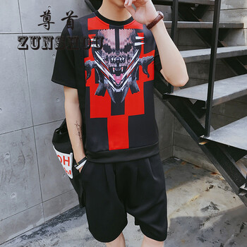 尊首（ZUNSHOU） 短袖 男士T恤 28號色 