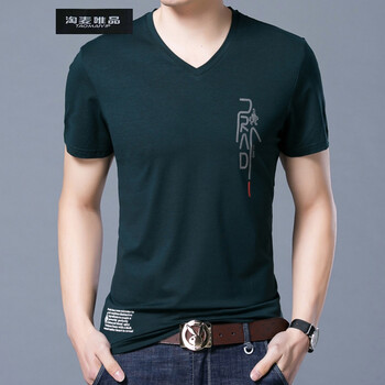 淘麥唯品（TAOMAIVIP） 短袖 男士T恤 綠色 S，XL，L，XXL，XXXL，M