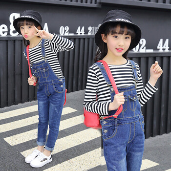 女童背帶褲夏款