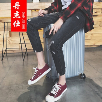 丹杰仕（DAN JIE SHI） 小腳褲 基礎(chǔ)大眾 男士牛仔褲