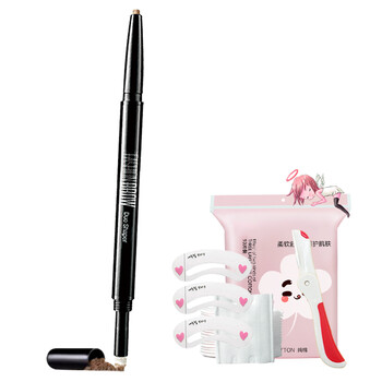 美寶蓮（MAYBELLINE）眉筆雙頭三角眉筆-棕色