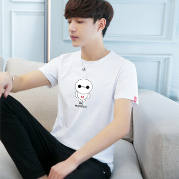 韓潮以純 短袖 男士T恤 白色 XL，L，XXXL，XXL，M，加大