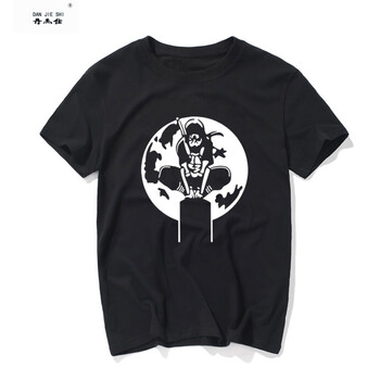 丹杰仕 短袖 男士T恤 黑44#佐助 