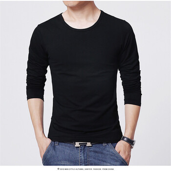 丹杰仕（DAN JIE SHI） 長袖 男士T恤 黑色 XL，L，XXL，M