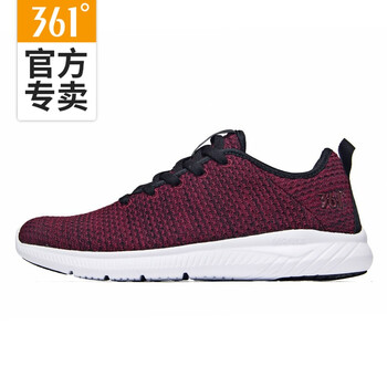 361度跑步鞋紅/烏黑色 44，39，40，41，42，43