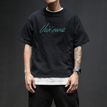 古萊登（GODLIKE） 短袖 男士T恤 黑色 S，XL，4XL，5XL，L，XXXL，XXL，M