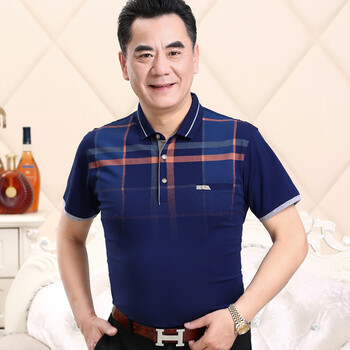 匡凱（KUANGKAi） 短袖 男士T恤 D015藍(lán)色 