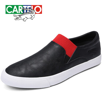 卡帝樂鱷魚（CARTELO）男士黑紅 42