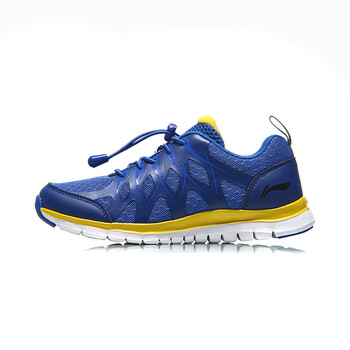 李寧（LI-NING）跑步鞋海寶藍(lán)/檸檬黃 