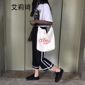 艾莉琦 自然腰 直筒褲 女 七分褲 休閑褲