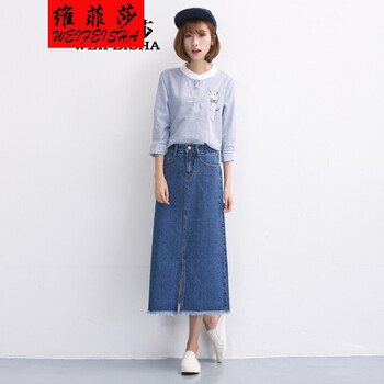 高腰半身裙，小個(gè)子也能秀美腿