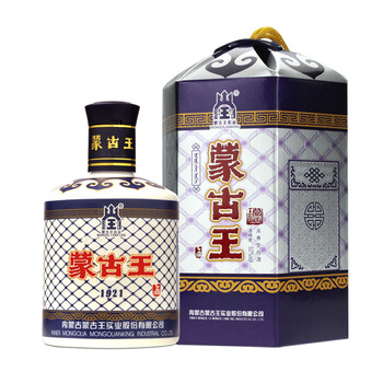 蒙古王52度375mL-500mL，475ML 濃香型，濃香