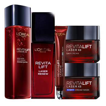歐萊雅（LOREAL）套裝/禮盒保濕，防曬隔離，深層清潔，補(bǔ)水