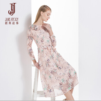 經(jīng)典故事（JANE STORY） 碎花  連衣裙