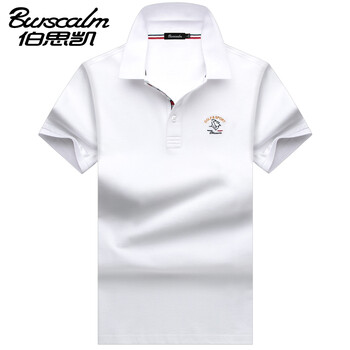 伯思凱（Burscalm） 短袖 男士T恤 白色 XL，L，XXXL，XXL，M