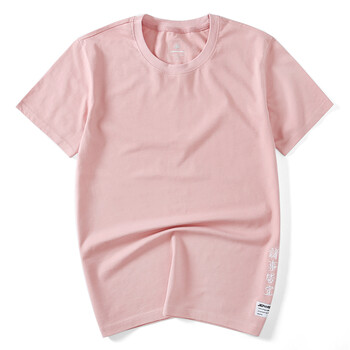 街派一族（jiepaiyizu） 短袖 男士T恤 粉紅色 S，XL，L，XXL，M，XXXL