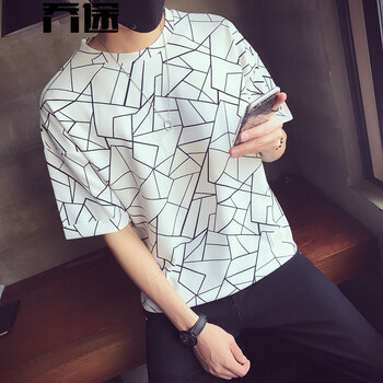 喬途（QIAOTU） 短袖 男士T恤 白色 XL，L，XXL，M