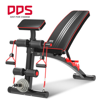 多德士（DDS）多功能哑铃凳 健身椅收腹机健腹板 仰卧起坐板 家用运动健身器材 DDS1208T