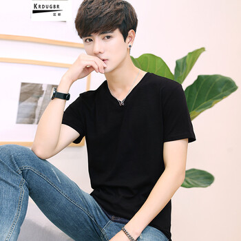 匡都（KRDUGBR） 短袖 男士T恤 黑色 XL，L，XXL，XXXL，M
