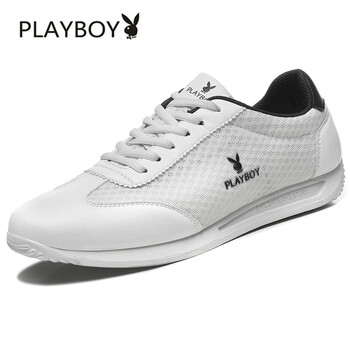 花花公子（PLAYBOY）男士白色【網(wǎng)面透氣款】 40