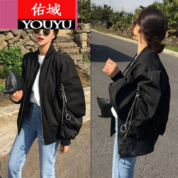 佑域（YOUYU） 立領(lǐng) 長袖 女 短外套 3D，肩章