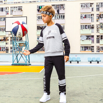 秋裝童裝男安踏