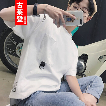 古萊登（GODLIKE） 短袖 男士T恤 白色. XL，L，XXXL，XXL，M
