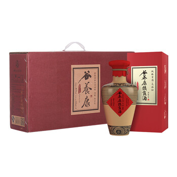 谷養(yǎng)康糧食酒42度375mL-500mL，500ml*4 濃香型，濃香
