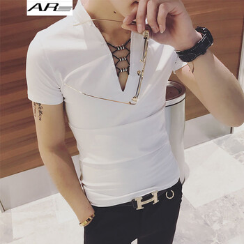 AR 短袖 男士T恤 白色 XL，L，XXXL，XXL，M
