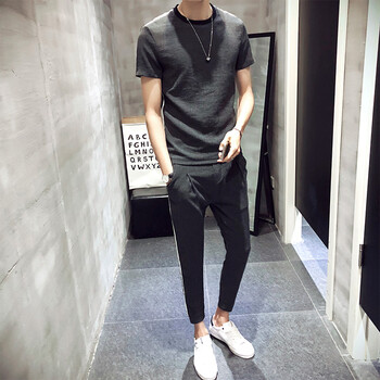 UYUK 短袖 男士T恤 深灰色 XL，L，XXXL，XXL，M