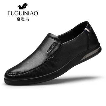 富貴鳥（FUGUNIAO）男士A806058A黑色（套腳款） 40