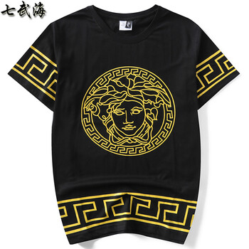 七武海 短袖 男士T恤 黑色 XL，L，加大，XXXL，XXL