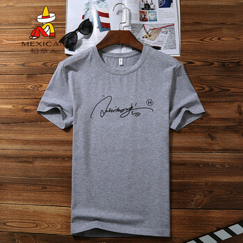 稻草人（MEXICAN） 短袖 男士T恤 灰色 XL，L，XXXL，XXL，M