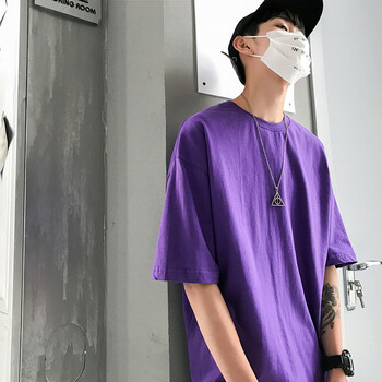 丹杰仕（DAN JIE SHI） 短袖 男士T恤 紫色 